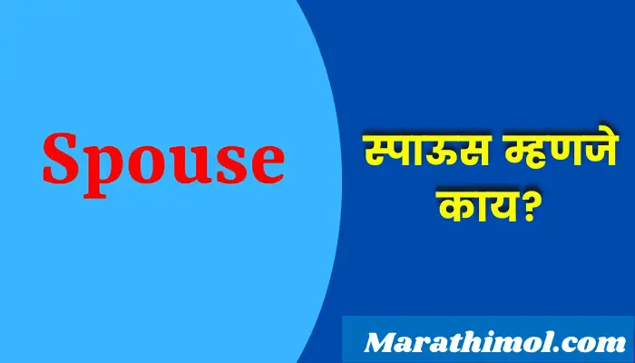 Spouse Meaning In Marathi 2022