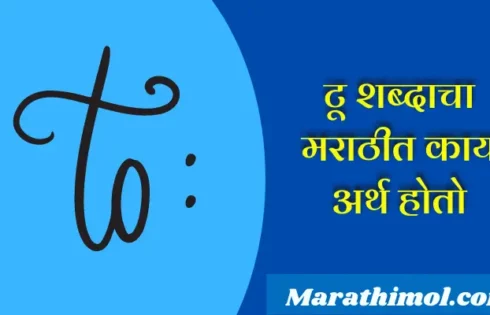 To Meaning In Marathi